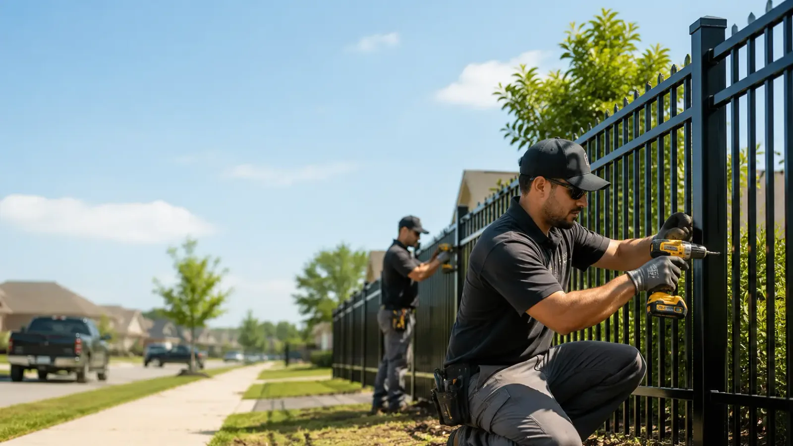 Metal Fence Installation in Pleasant Hill, LA